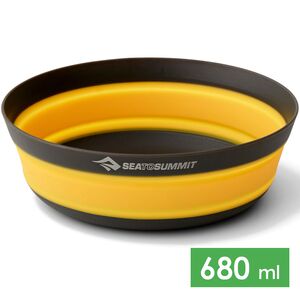 Складна туристична миска Sea to Summit Frontier (Sulphur Yellow) на 680 мл, харчовий силікон, Об'єм: 680, Колір виробника: Sulphur Yellow