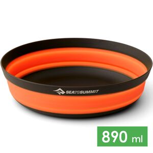 Складна туристична миска Sea to Summit Frontier (Puffin's Bill Orange) на 890 мл, харчовий силікон, Об'єм: 890, Колір виробника: Puffin's Bill Orange