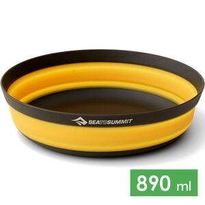 Складна туристична миска Sea to Summit Frontier (Sulphur Yellow) на 890 мл, харчовий силікон, Об'єм: 890, Колір виробника: Sulphur Yellow