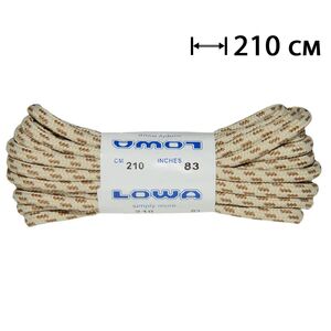 Шнурки круглі LOWA Trekking (Desert), 210 см, Довжина: 210 см, Колір виробника: Desert