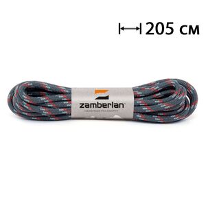 Шнурки круглі Zamberlan Round Laces (Grey/Red), 205 см, Довжина: 205 см, Колір виробника: Grey/Red