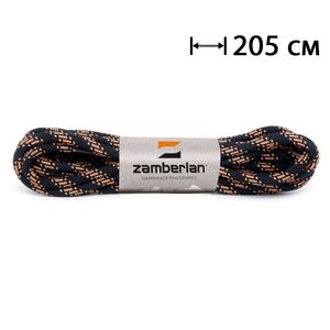 Шнурки круглі Zamberlan Round Laces (Black/Orange), 205 см, Довжина: 205 см, Колір виробника: Black/Orange