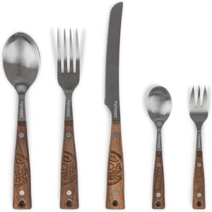 Кемпінговий набір столових приборів Petromax Camping (ніж, ложка - 2 шт, виделка - 2 шт), нержавіюча сталь