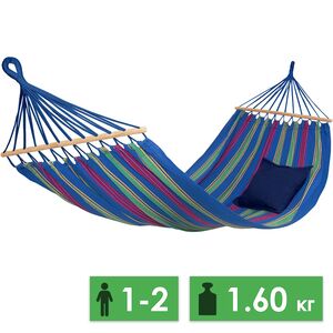 Кемпінговий гамак з планкою Amazonas Aruba (Juniper) (БЕЗ кріплень), Колір виробника: Juniper
