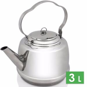 Туристичний чайник Petromax Teakettle на 3 л, нержавіюча сталь, Об'єм: 3