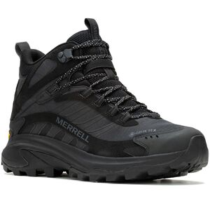 Трекінгові черевики чоловічі Merrell Moab Speed 2 MID GTX (Black), Колір виробника: Black, Тип колодки: середня, Розмір виробника: US 9 (EU 43)