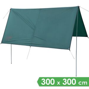 Туристичний тент зі стійками Tramp UTRT-104 (Green), 300x300 см, Розмір: 300x300, Колір виробника: Green