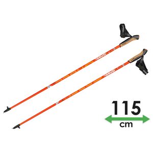 Палиці для скандинавської ходьби Gabel X-1.35 Active Knife, 115 см, Тип розміру: 115, Колір виробника: Orange