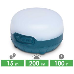 Кемпінговий ліхтар акумуляторний з магнітною основою Black Diamond Moji R+ (Azurite): RGB-світло, Micro USB, Колір корпусу: Azurite