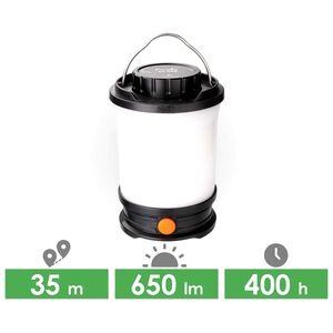 Кемпінговий ліхтар з акумулятором та функцією павербанк Fenix CL30R: Micro USB, Колір корпусу: Black