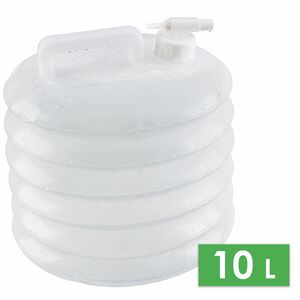 Туристична складна каністра для води з краном AceCamp Jerrycan на 10 л, Об'єм: 10, Колір виробника: Grey