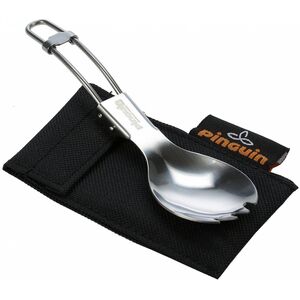 Складна туристична ложка-виделка з чохлом Pinguin Spork, нержавіюча сталь