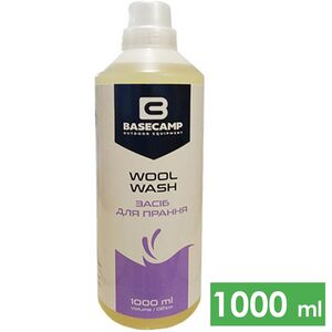 Засіб для прання термобілизни BaseCamp Wool Wash, 1000 мл, Об'єм: 1000