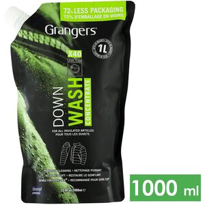 Засіб для прання пухових речей Grangers Down Wash, 1000 мл (Eco Refill), Об'єм: 1000, Тип упаковки: м'яка пляшка