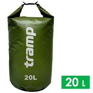 Гермомішок Tramp UTRA-067 PVC (Olive), 20 л, Об'єм: 20, Колір виробника: Olive