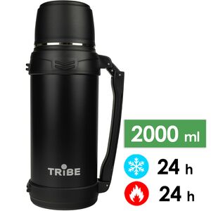 Термос для чаю/кави Tribe Family Line (Black) на 2 л, Об'єм: 2000, Колір: Black