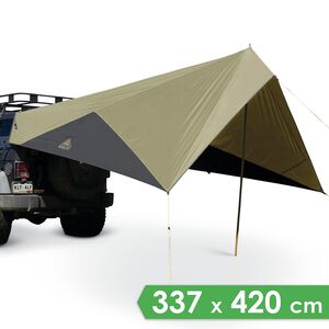 Кемпінговий тент зі стійкою Kelty Waypoint (Elm/Dark Shadow), 337х420 см, Розмір: 337x420, Колір виробника: Elm/Dark Shadow