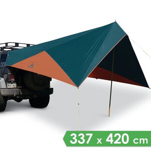 Кемпінговий тент зі стійкою Kelty Waypoint (Pond/Gingerbread), 337х420 см, Розмір: 337x420, Колір виробника: Pond/Gingerbread