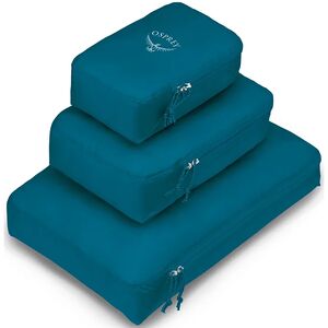 Набір дорожніх органайзерів для одягу Osprey Ultralight Packing Cube Set (Waterfront Blue) - 3 шт., Колір виробника: Waterfront Blue