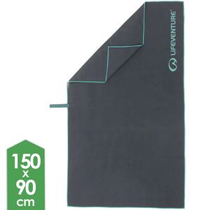 Швидкосохнучий рушник з мікрофібри Lifeventure Recycled Soft Fibre - Giant (Grey), 150x90 см, Тип розміру: Giant, Колір: Grey
