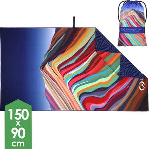 Швидкосохнучий рушник з мікрофібри з чохлом Lifeventure Recycled Soft Fibre - Giant (Rainbow Mountain), 150x90 см, Тип розміру: Giant, Колір: Rainbow Mountain