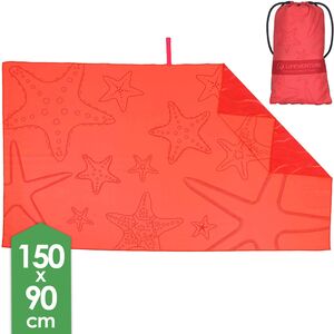 Швидкосохнучий рушник з мікрофібри з чохлом Lifeventure Recycled Soft Fibre - Giant (Starfish), 150x90 см, Тип розміру: Giant, Колір: Starfish