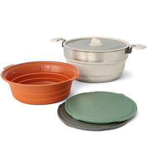 Кемпінговий набір посуду Sea to Summit Detour Essentials (БЕЗ чохла): каструля, друшляк, дощечка