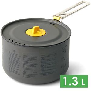 Туристична каструля з антипригарним покриттям Sea to Summit Frontier на 1,3 л, анодований алюміній, Об'єм: 1,3, Колір виробника: Grey