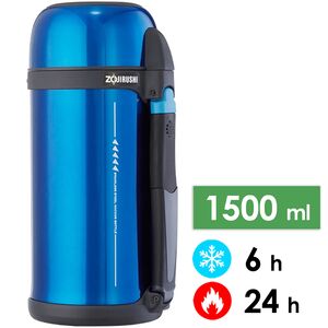 Термос для чаю/кави Zojirushi SF-CC15 (AH/Metallic Blue) на 1,5 л, Об'єм: 1500, Колір: AH/Metallic Blue