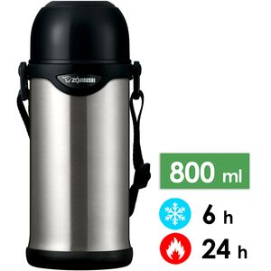 Термос для чаю/кави Zojirushi SJ-TG08 (XA/Steel) на 800 мл, Об'єм: 800, Колір: XA/Steel