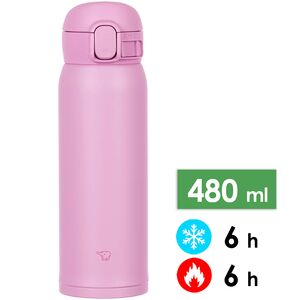 Термокружка для кави з поїлкою Zojirushi SM-WS48 (VM/Orchid) на 480 мл: герметична кришка, Об'єм: 480, Колір: VM/Orchid