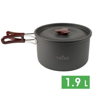 Туристична каструля Tribe Pot Alu на 1,9 л, анодований алюміній, Об'єм: 1,9