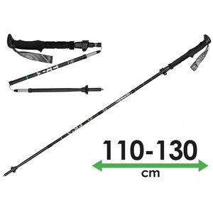 Трекінгові палиці Gabel FR-3 EF, 110-130 см, Тип розміру: 110-130, Колір: Black