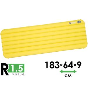 Надувний каремат Big Agnes Divide - Wide Regular: з мішком-насосом, Товщина: 9, Тип розміру: Wide Regular, Колір виробника: Warm Olive