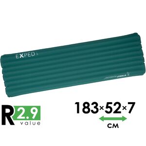 Надувний каремат Exped Dura 3R - M: з мішком-насосом, Товщина: 7, Тип розміру: M, Колір виробника: Cypress