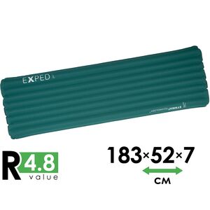 Надувний каремат Exped Dura 5R - M: з мішком-насосом, Товщина: 7, Тип розміру: M, Колір виробника: Cypress