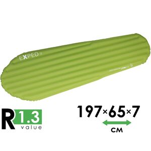Надувний каремат Exped Ultra 1R - Mummy LW: з мішком-насосом, Товщина: 7, Тип розміру: Mummy LW, Колір виробника: Lichen