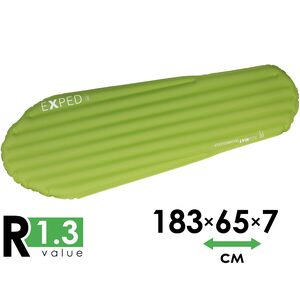 Надувний каремат Exped Ultra 1R - Mummy MW: з мішком-насосом, Товщина: 7, Тип розміру: Mummy MW, Колір виробника: Lichen