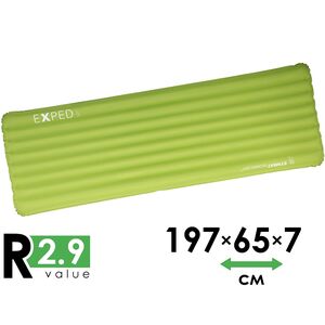 Надувний каремат Exped Ultra 3R - LW: з мішком-насосом, Товщина: 7, Тип розміру: LW, Колір виробника: Lichen