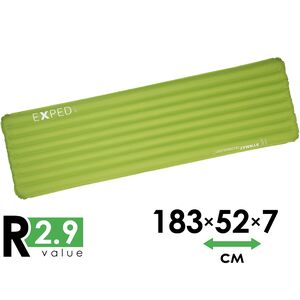 Надувний каремат Exped Ultra 3R - M: з мішком-насосом, Товщина: 7, Тип розміру: M, Колір виробника: Lichen