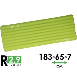 Надувний каремат Exped Ultra 3R - MW: з мішком-насосом, Товщина: 7, Тип розміру: MW, Колір виробника: Lichen