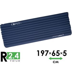 Надувний каремат Exped Versa 2R - LW: з мішком-насосом, Товщина: 5, Тип розміру: LW, Колір виробника: Navy