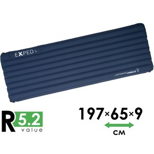 Надувний каремат Exped Versa 5R - LW: з мішком-насосом, Товщина: 9, Тип розміру: LW, Колір виробника: Navy