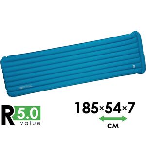 Надувний каремат Mountain Equipment Aerostat Down 7.0 - Regular: з мішком-насосом, Товщина: 7, Тип розміру: Regular, Колір виробника: 01678/Mykonos Blue