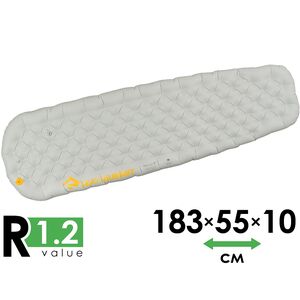 Надувний каремат Sea to Summit Ether Light XT - Regular: з мішком-насосом, Товщина: 10, Тип розміру: Regular, Колір виробника: Grey