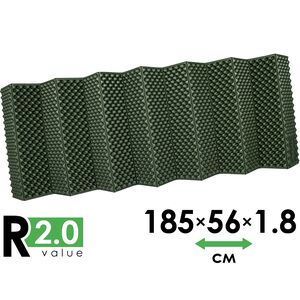 Складний каремат Tribe Camper (Green), Товщина: 1,8, Колір виробника: Green