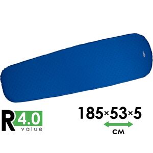 Самонадувний каремат Tribe Comfort Lite (Blue), Товщина: 5, Тип розміру: Mummy, Колір виробника: Blue