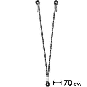 Самостраховка Edelrid Switch Pro Double, 70 см, Колір виробника: Night, Довжина: 70 см