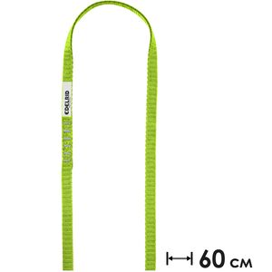 Петля Edelrid Tech Web Sling 12 мм II (Neon Green), 60 см, Колір виробника: Neon Green, Довжина: 60 см