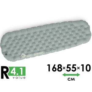 Надувний каремат Sea to Summit Ether Light XR Insulated - Small: з мішком-насосом, Товщина: 10, Тип розміру: Small, Колір виробника: Dark Grey